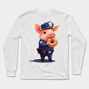 police pig Long Sleeve T-Shirt